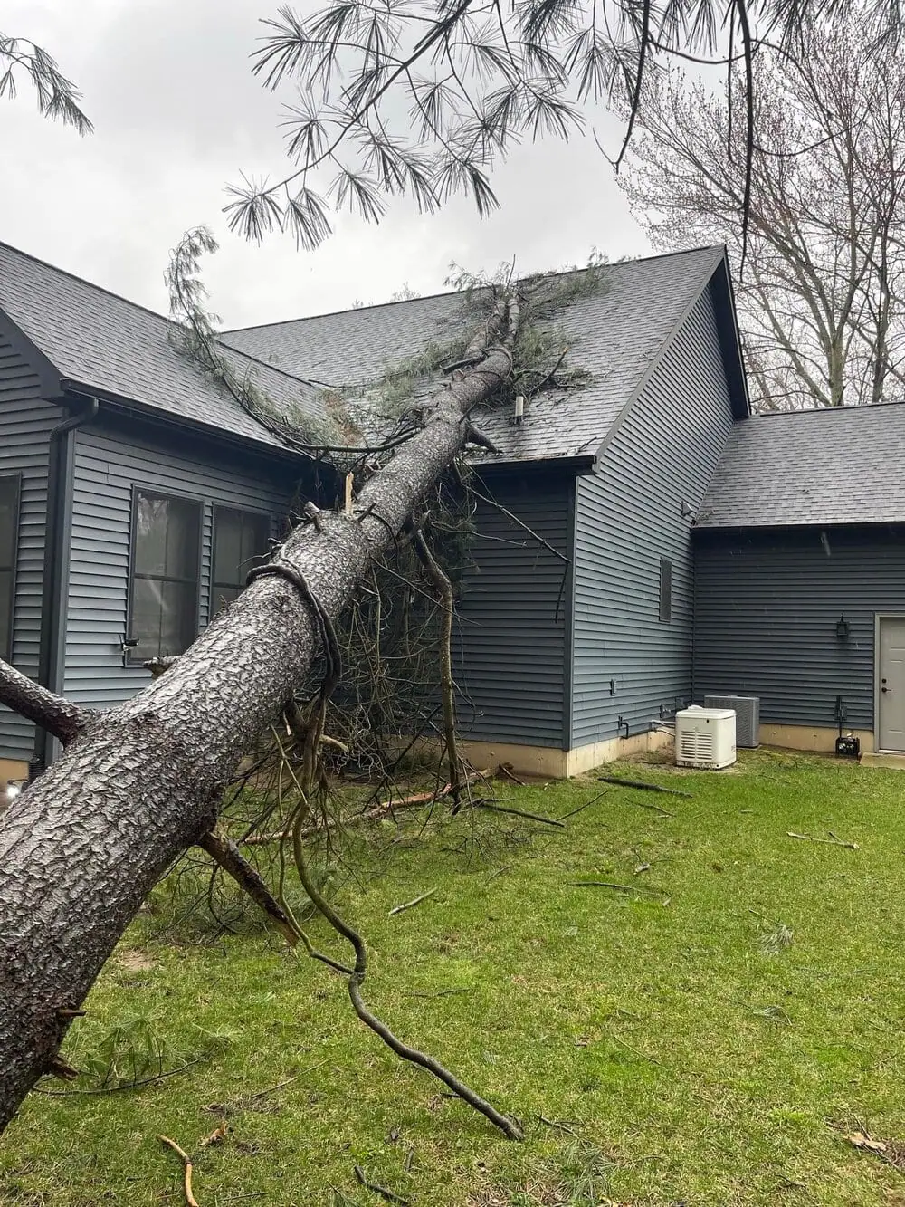 Storm damage roof replacement in Valparaiso IN with expert insurance assistance