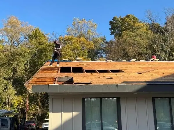 Storm damage roof repair in Valparaiso IN with clean professional finish